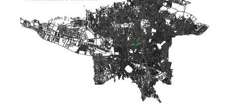 نقشه اتوکد توپوگرافی تهران بزرگ به همراه بلوک بندی
