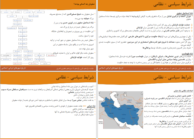 دانلود جزوه تاریخ شهرهای ایرانی اسلامی با فرمت pdf